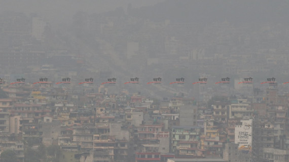 काठमाडौंमा बढ्यो प्रदूषण, वायु ‘अस्वस्थकर’ 
